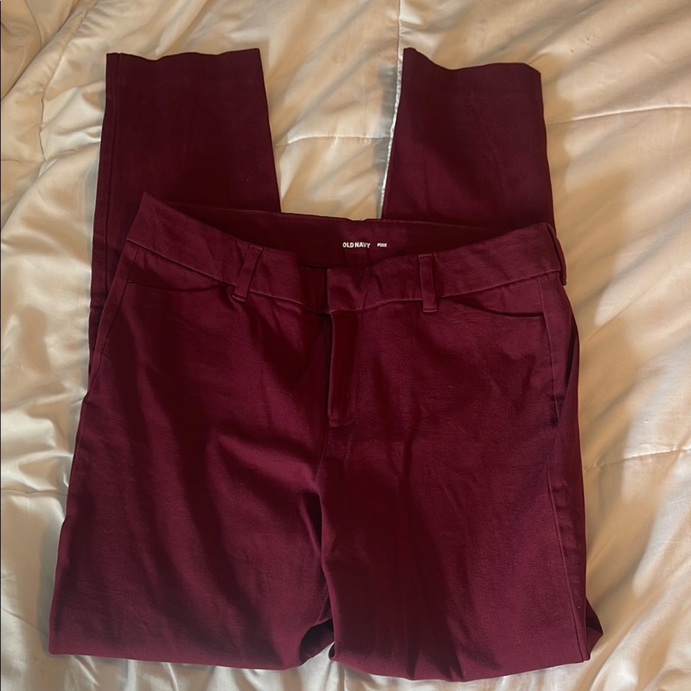 Old Navy Deep Red Trousers